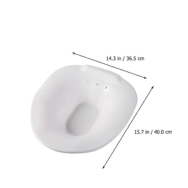 Bärbart Sitzbad Kar Graviditetsvård Sittbad Silverjon 40x36.5cm Hudvänligt 1-pack
