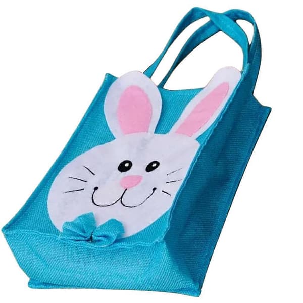 Påskhareväska Handväska Förvaringsväska Påse För Presenter Storlek 40x20cm Rektangulär Klassisk Design 1Set