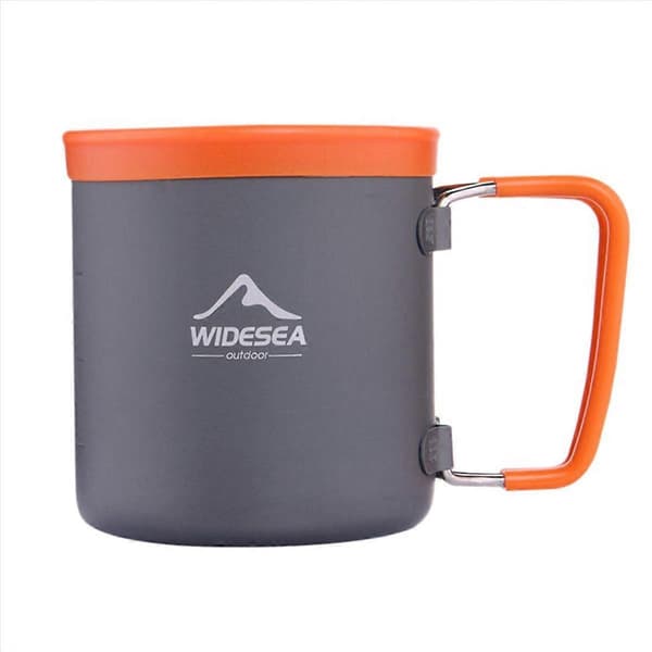 3-pack aluminiummugg för camping, picknick och vandring