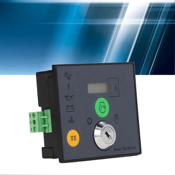 Manuell Start Generatorstyrenhet Automatisk Kontrollmodul 8~35V DC Självstartande med ABS-hölje 702MS HC