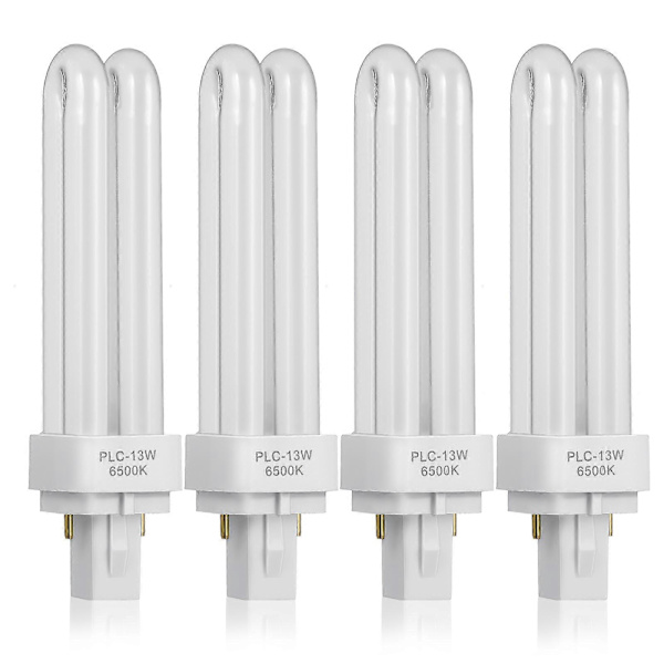Insert Plug-in 4-pack Kompakta lysrörslampor för effektiv belysning