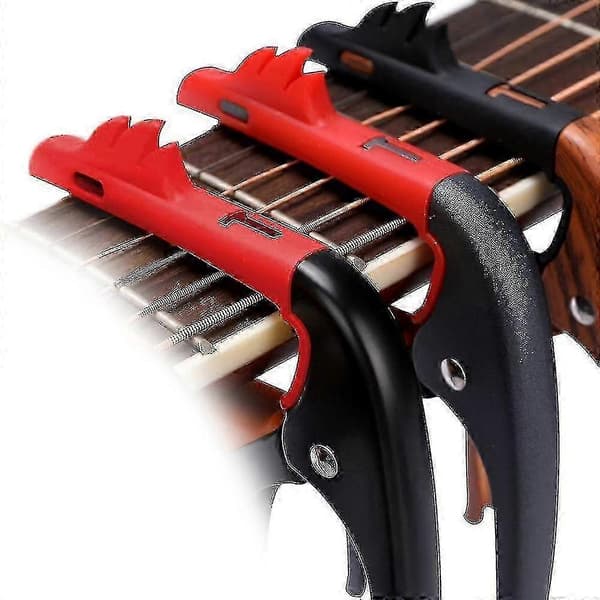 Gitarr Capo, kompatibel med akustiska och elektriska gitarrer, mandolin, banjo