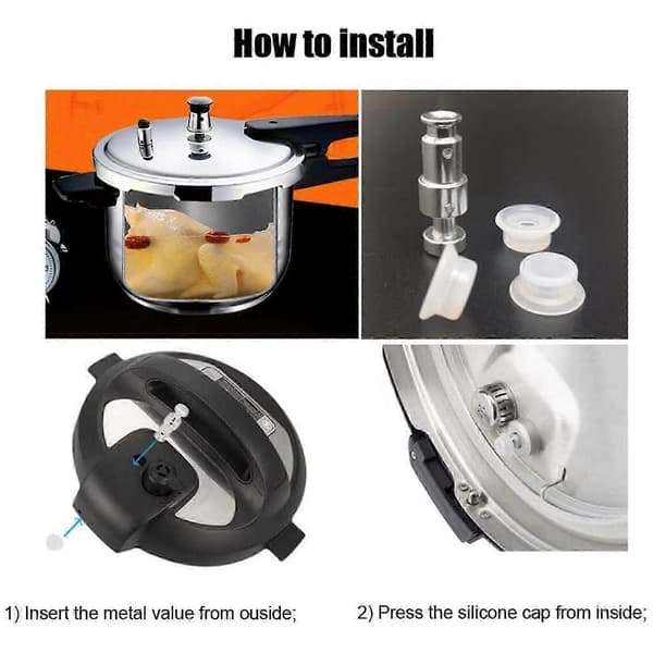 6-pack flottörventilbyte för Instant Pot A6, silikontätningspackning