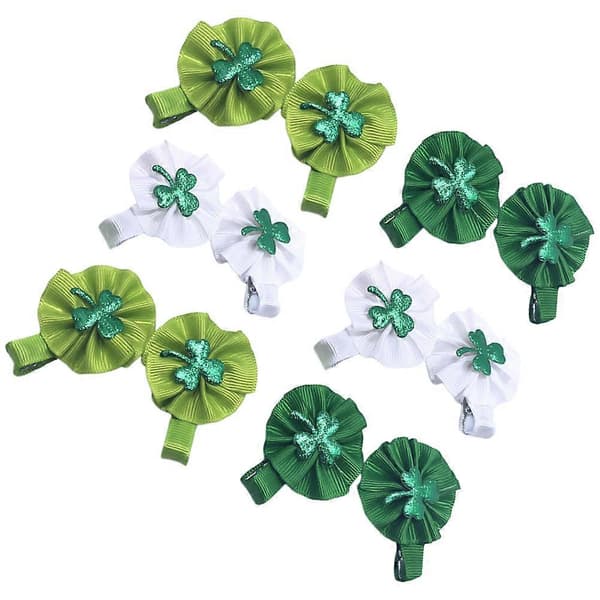 St Patrick Håraccessoarer Flickor Hårspännen för Barn Användning 6st