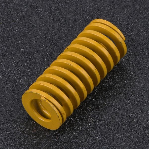 Formfjäder, OD 20mm ID 10mm Extra Lätt Belastning Gul, 60mm Längd för Stansformar