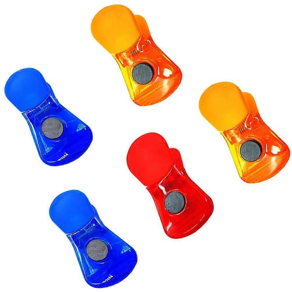Snackpåsklämmor Matsäkerhetsklämma Blandade färger Multifunktionell kökspryl Hemmabruk 5-set