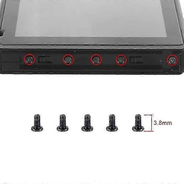 För Nintendo Switch 40 st/set Skruvbytesreparationssats Speltillbehör