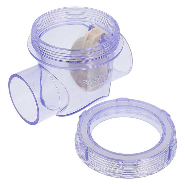 Transparent PVC Backventil för Rör Anti-Återflödesfunktion