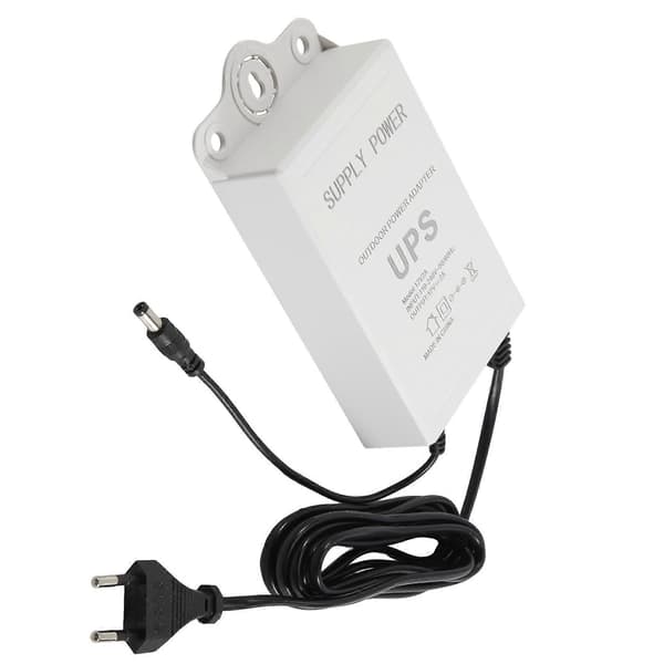 12V-2A avbrottsfri strömförsörjning för WiFi, modem, router, säkerhetskamera Mini UPS batteribackup