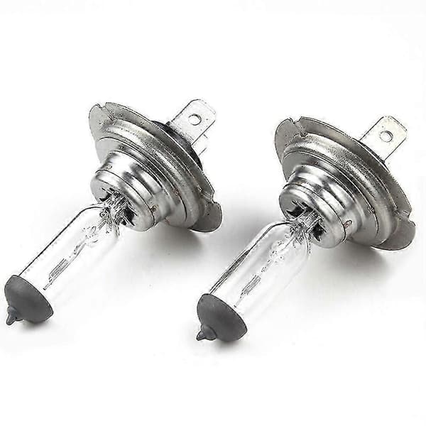 H7 Halogenstrålkastarlampor 12V 55W, 2-pack, Standardersättning för Bilstrålkastare, Långvariga, PX26d