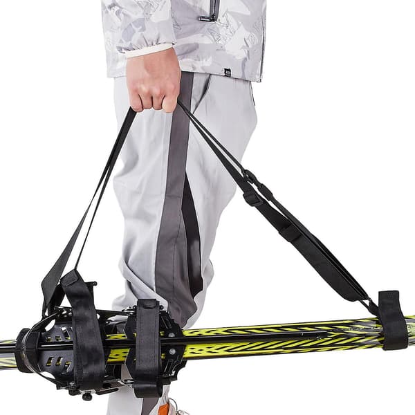 Justerbar multifunktionell bärrem i webbing för snowboard och stavar, 15 cm x 3,8 cm
