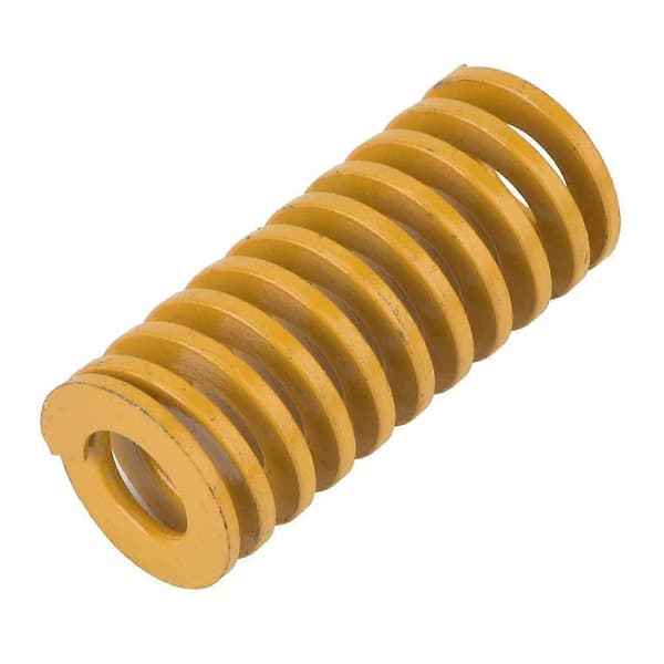 Formfjäder, OD 20mm ID 10mm Extra Lätt Belastning Gul, 60mm Längd för Stansformar