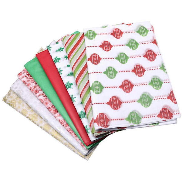 Julklappspapper Presentförpackningspapper för Presentanvändning 50st Set
