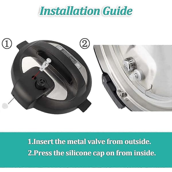 6-pack flottörventilbyte för Instant Pot A6, silikontätningspackning