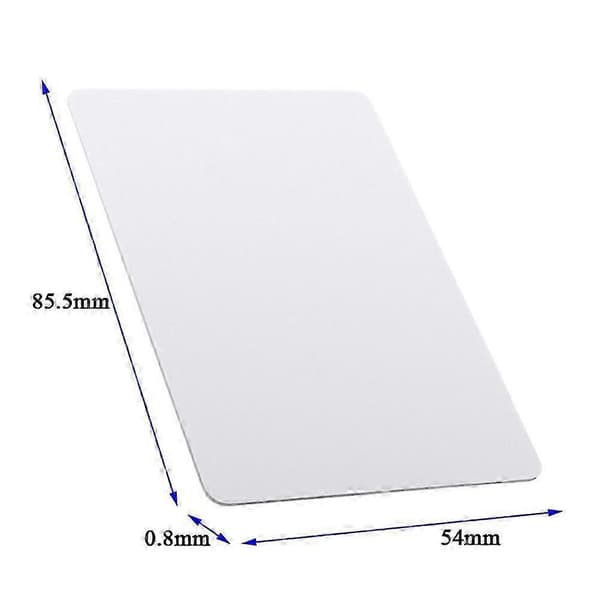 100 st 13,56MHz omprogrammerbara RFID-smartkort, 1K minne, ISO14443A för passersystem