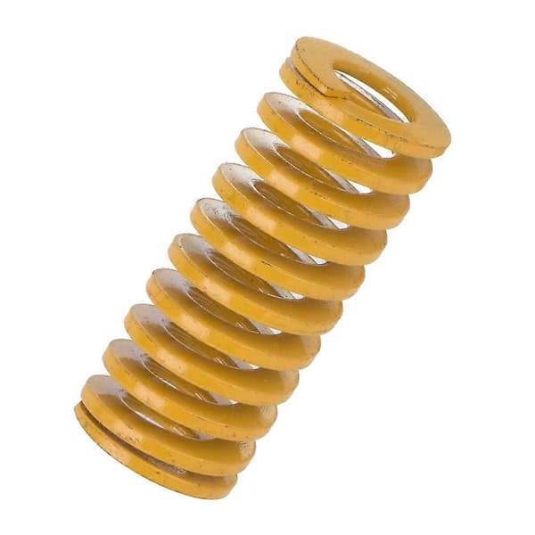 Formfjäder, OD 20mm ID 10mm Extra Lätt Belastning Gul, 60mm Längd för Stansformar