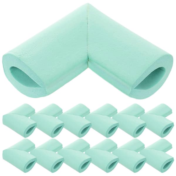 Ljusgröna Hörnskydd i Skum för Möbler, 12-pack