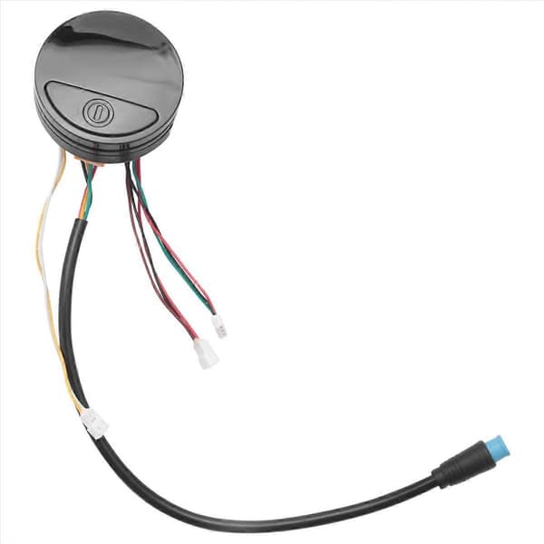 6-pack Bluetooth-kontrollpanel, ABS svart, kompatibel med ES1 ES2 ES3 ES4 elscooter