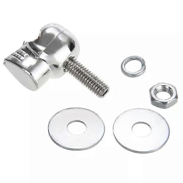 2 st silver dödskalle registreringsskylt ram bultlock
