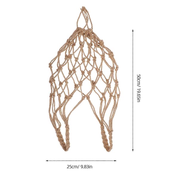 Worgeous Macrame Hållare Rep 1 Set Bärväska Vattenflaskor Tygkassar Mesh Nätväska För Resor Hemförvaring