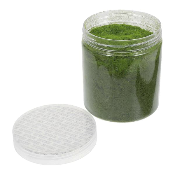 Konstgjort gräspulver Simulation Moss Dekor för 1 Flaska Grön Nylon Landskap