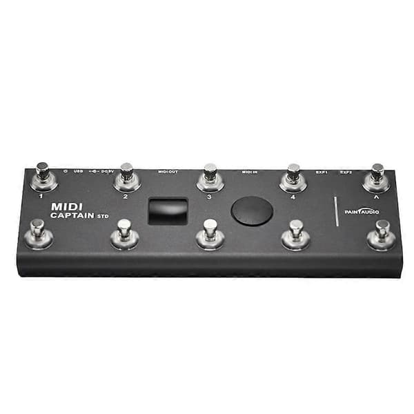 MIDI fotkontroll, USB-multieffektpedal i metall för keyboardsynthesizer, stöder PC/CC/NOTE