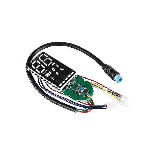 Bluetooth instrumentpanel hastighetsmätare, ABS-material, kompatibel med elscooter
