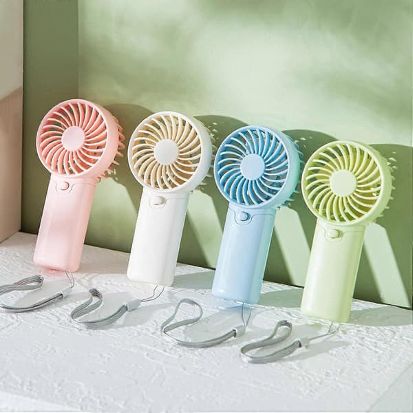 4-pack mini bärbar fläkt - 5'' AAA-batteridriven, lätt handhållen med 1