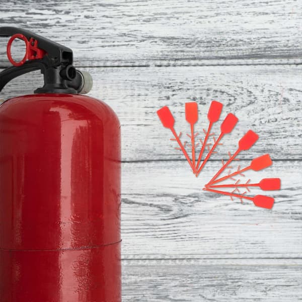 Brandtätare Säkerhetsförsegling Plastlåsstift för Brandskydd 2000 st