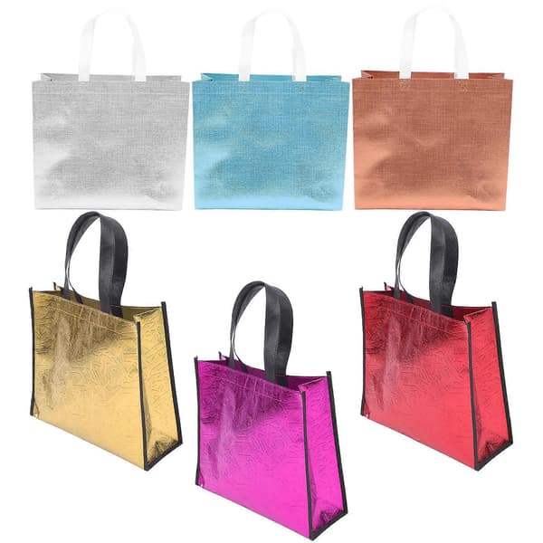 Shoppingkassar Rektangulär Form Aluminiumfilm 6st