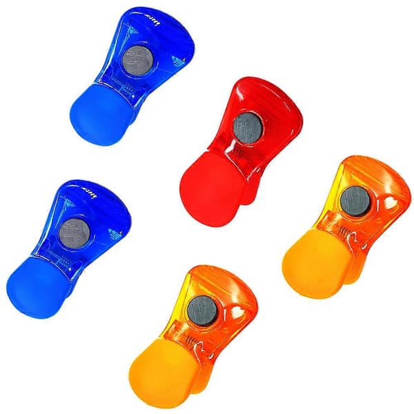 Snackpåsklämmor Matsäkerhetsklämma Blandade färger Multifunktionell kökspryl Hemmabruk 5-set