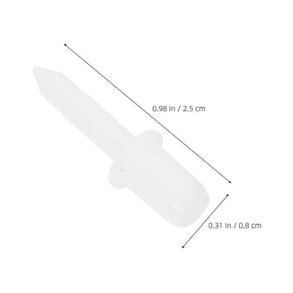 Lamellbyteskit med plaststift för fönsterreparation och underhåll, 20 st, vit