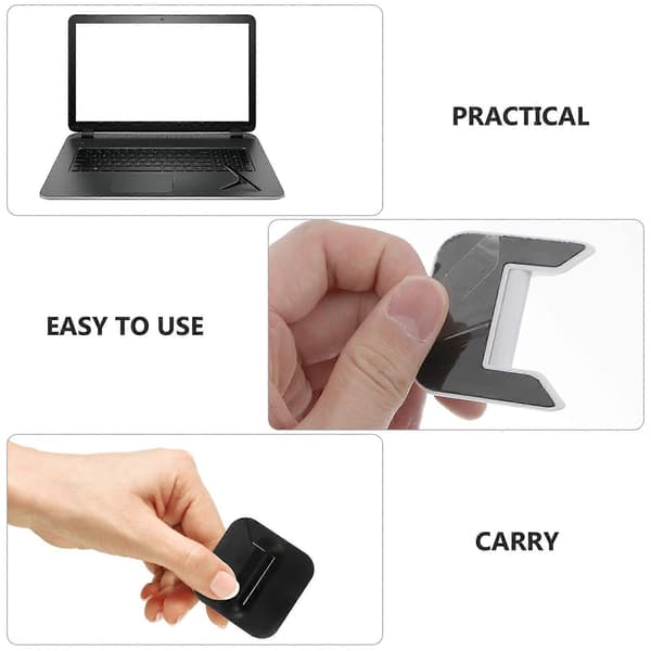 Bärbar datorhållare för att hålla 2st bärbara hopfällbara laptopställ ABS