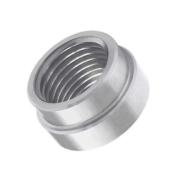 10 st M18x1.5 O2 syresensor svetsmutterpluggkit, rostfria stegade mutterlock, universell passform