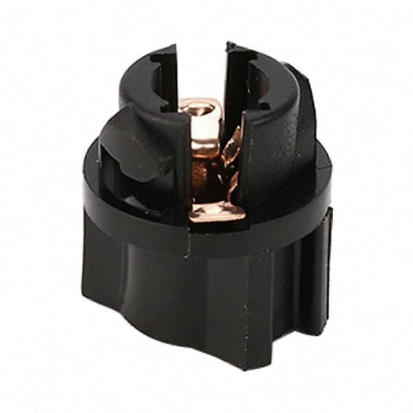 10 st T5 Twist Lock Socket Wedge Auto Dashboard Instrumentpanel Klusterplugg för luftkonditioneringslampor Bilglödlampor Bas