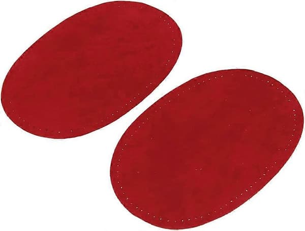 1 par tyglappar mockatyg oval för armbåge knä