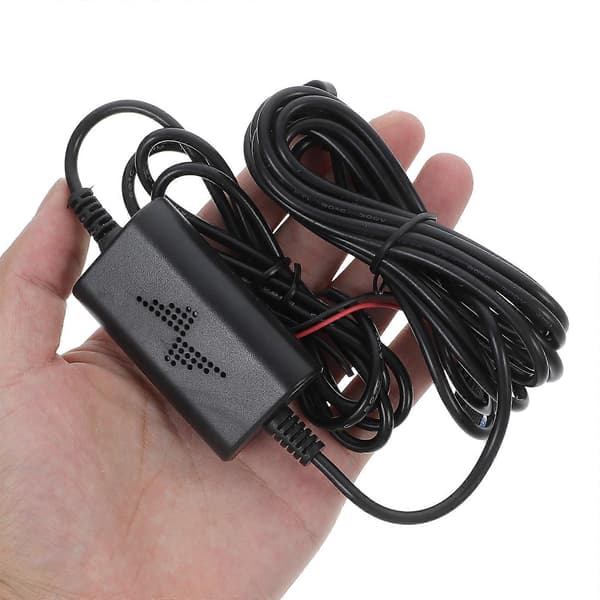 Digital Display Fordons Strömkabel 1-pack Svart Mini Rätvinkel för Bilinspelare Navigation