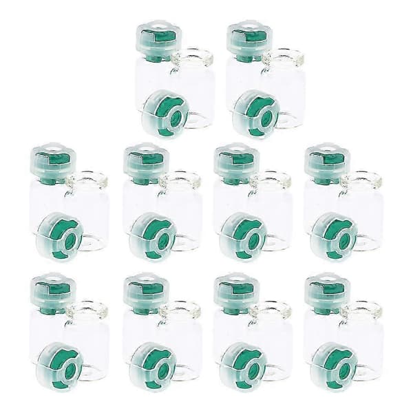 20 st 5 ml sterila tomma serumflaskor i glas, förseglade vätskebehållare