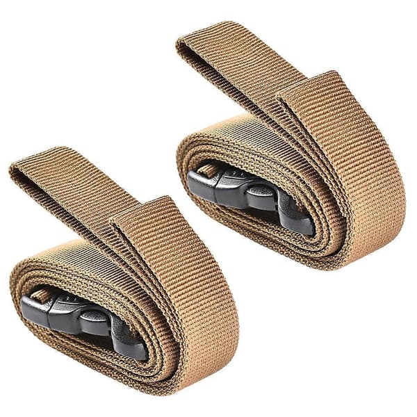 Khakifärgad bagagerem för utomhusbruk med slitstark design 2-pack