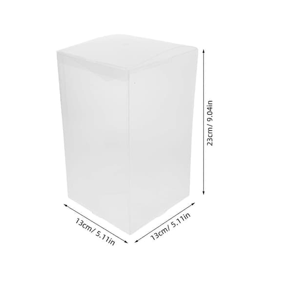 Transparent Displayfodral för Dockor med 4 Förvaringslådor för Samlarobjekt