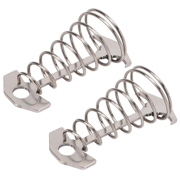 2-pack tältvindrepsträckare i aluminiumlegering med fjäderspänne för camping och vandring