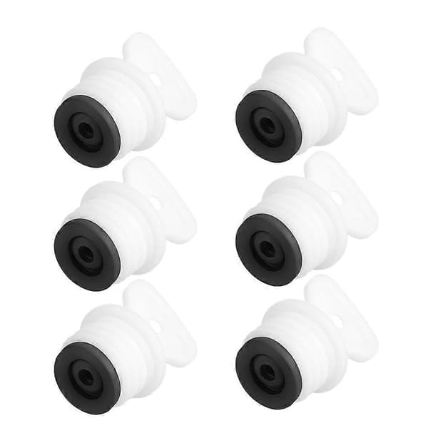 Varmvattenflaskproppar, 18-pack, läckagesäkra tätningslock i gummi