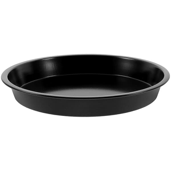 Rund pizzaplåt i kolstål nonstick bakform för bakning