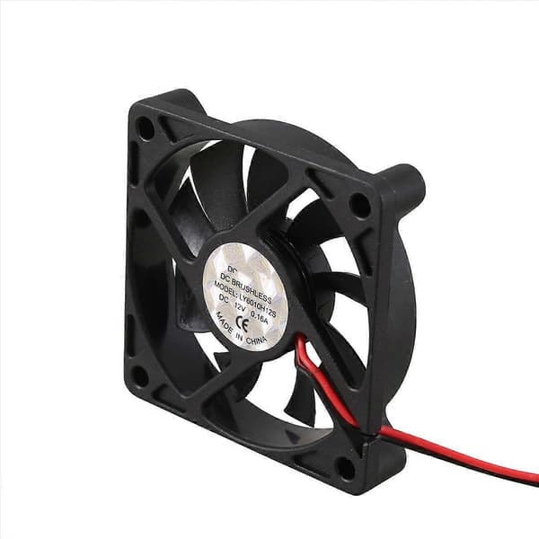 60 mm 2-stifts DC 12V 0,16A Datorchassikylfläkt, 4-pack för stationär PC-chassi
