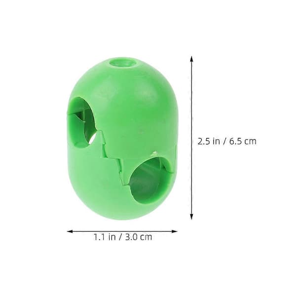 Plastklätternätspännesats, 8 st grön för lekplatsrep