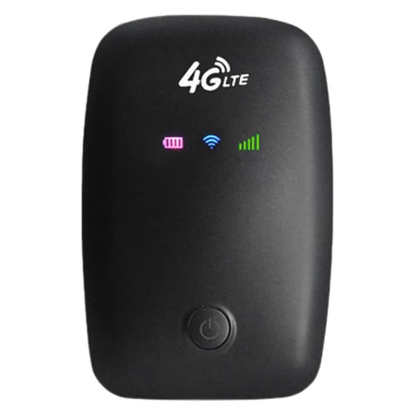Bärbar 150 Mbps 4G LTE Dual-Band WiFi-router, 2.4G/5G, Android 6.0, 2100 mAh batteri, stöder 10 enheter, 6-pack