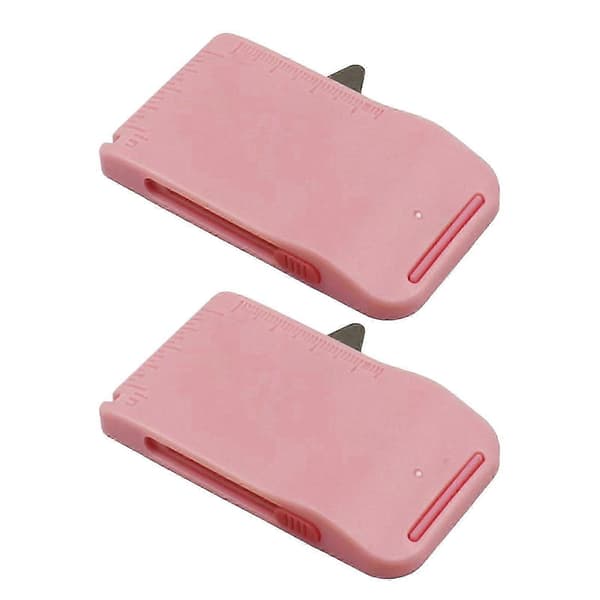 2-pack magnetisk sömnadsguide med skala, multifunktionell fållguide, symaskinstillbehör för kompatibla modeller