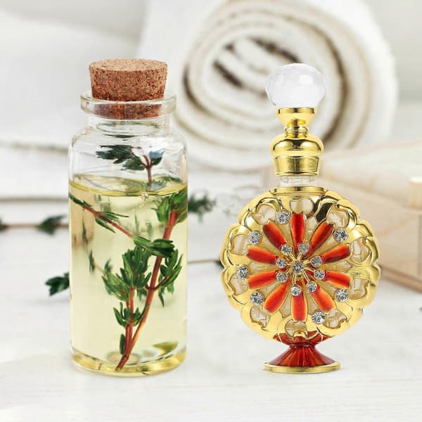 Reseparfymflaska Glas Tom Parfymflaska för Förvaring 30ml