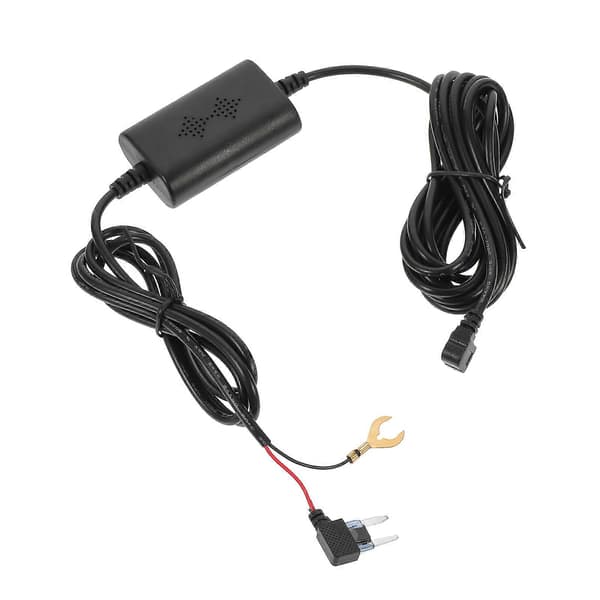 Digital Display Fordons Strömkabel 1-pack Svart Mini Rätvinkel för Bilinspelare Navigation