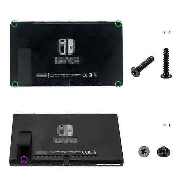 För Nintendo Switch 40 st/set Skruvbytesreparationssats Speltillbehör